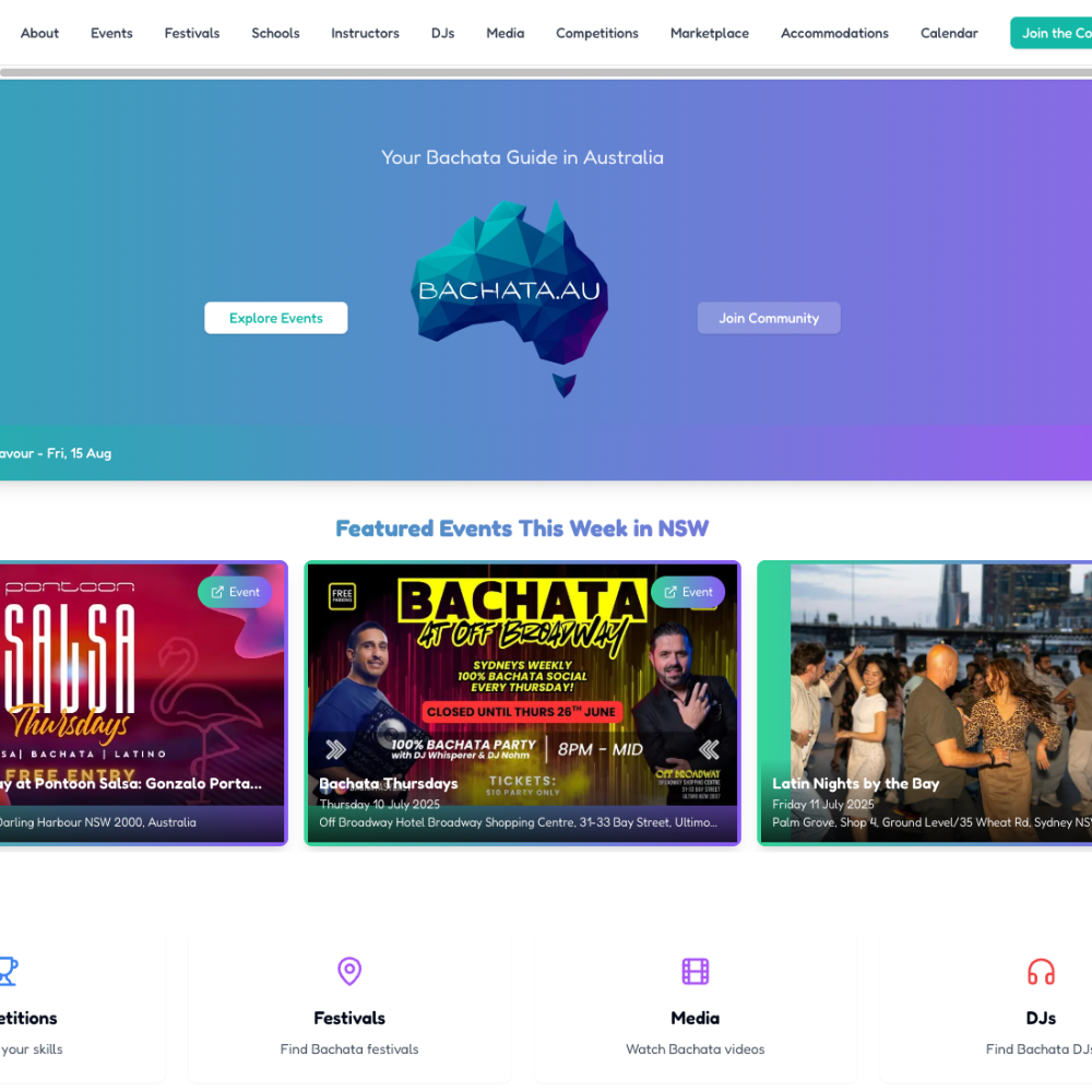 Introducing Bachata.au! A Huge Win for Australia’s Bachata Scene 💃