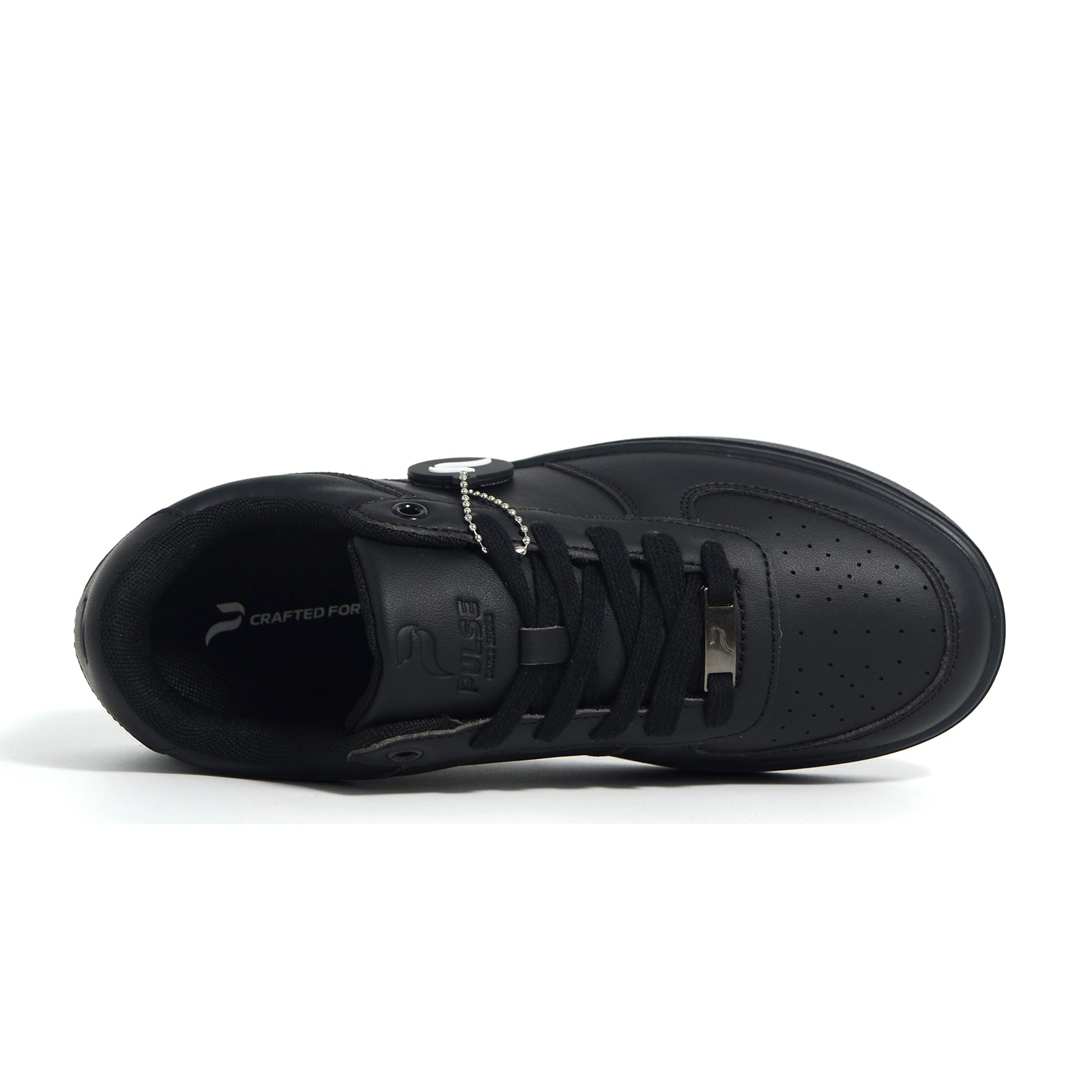 [FLOW ONYX] Unisex Low-Top Black Dance Sneakers