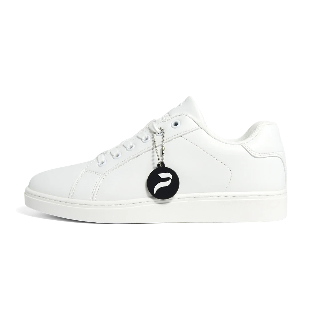 Bianco dance sneaker, single front three-quarter