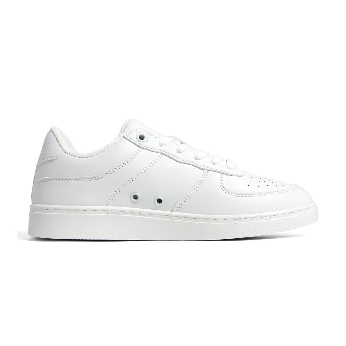 Flow White dance sneaker, left side