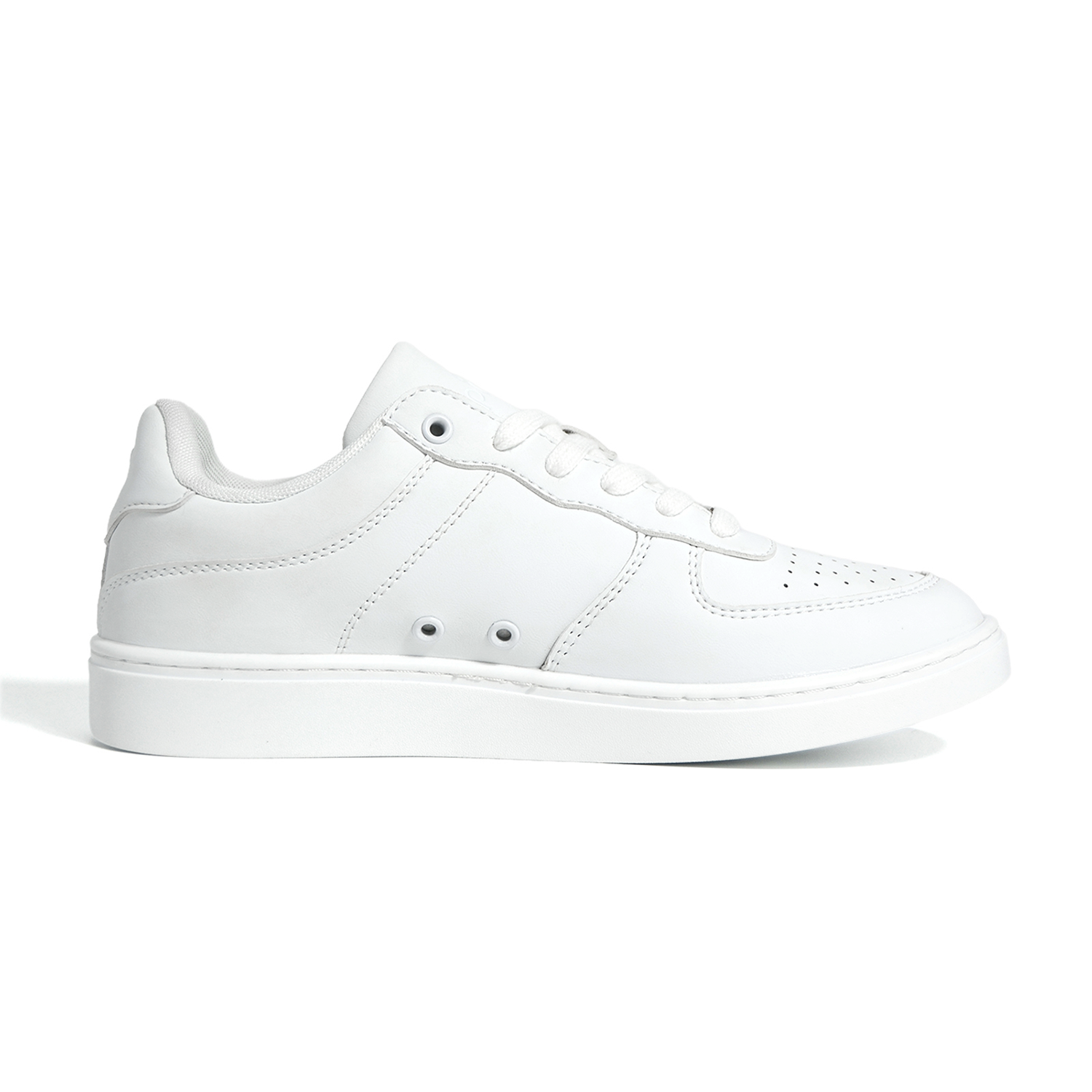 [FLOW WHITE] Unisex Low-Top White Dance Sneakers