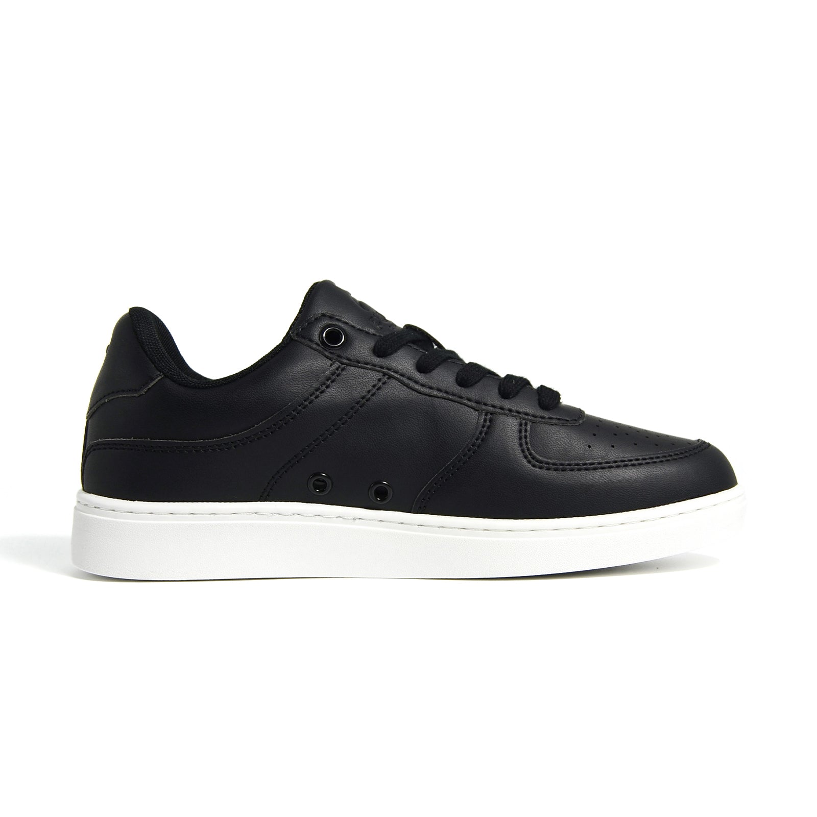 [FLOW BLACK] Unisex Low-Top Black & White Dance Sneakers