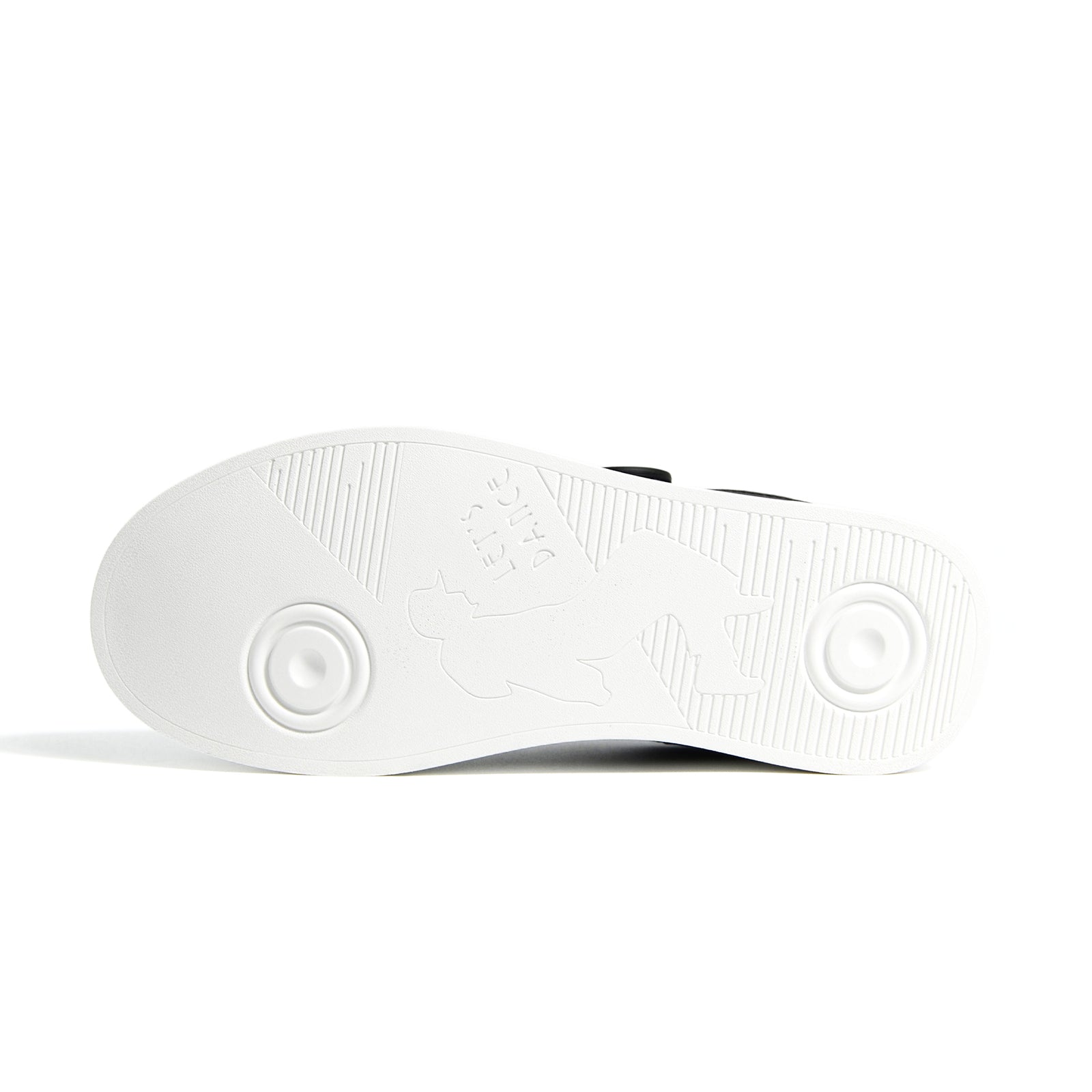 [FLOW BLACK] Unisex Low-Top Black & White Dance Sneakers