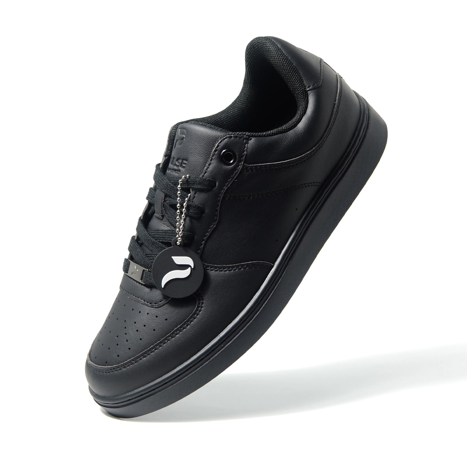 [FLOW ONYX] Unisex Low-Top Black Dance Sneakers