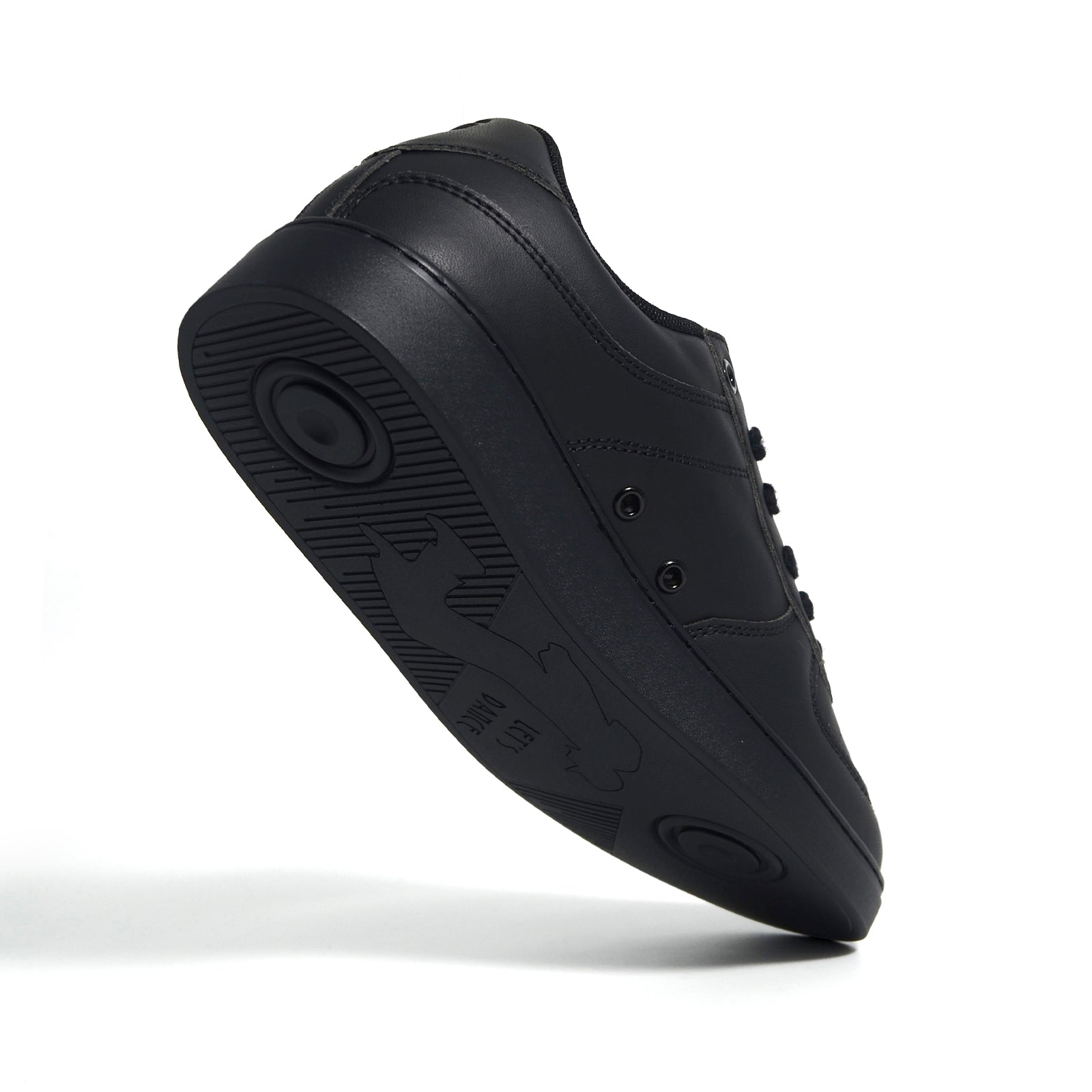 [FLOW ONYX] Unisex Low-Top Black Dance Sneakers