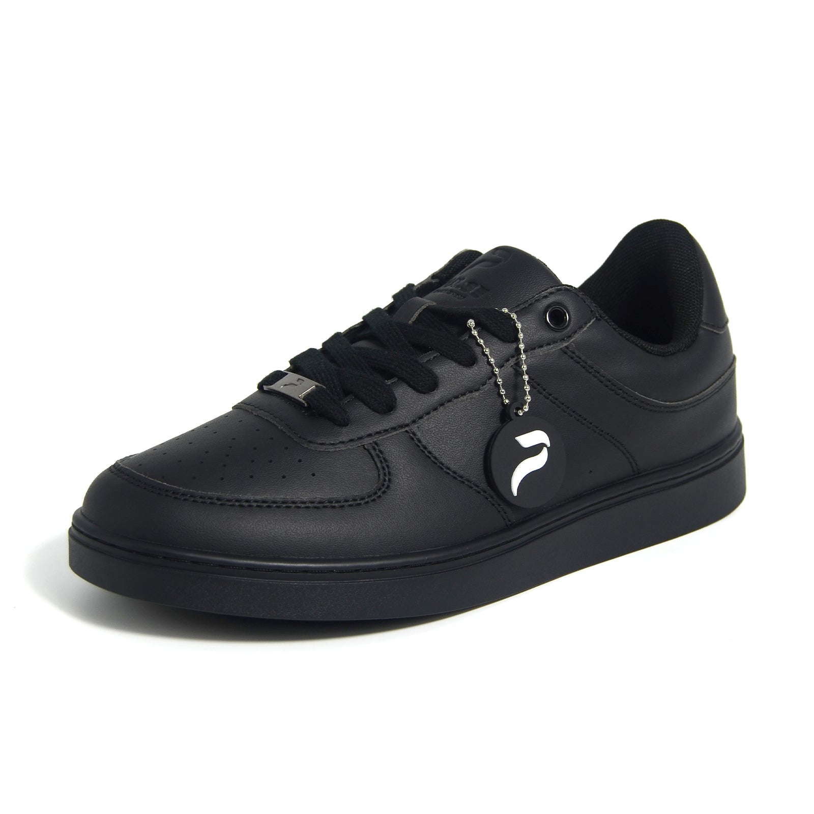 [FLOW ONYX] Unisex Low-Top Black Dance Sneakers