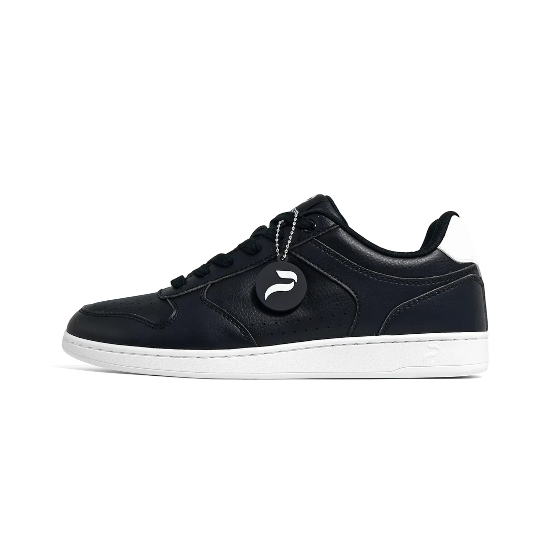 Flow 2 Black dance sneaker, left side