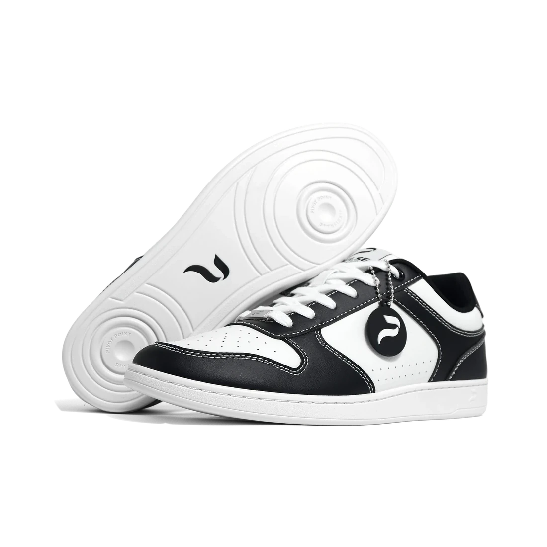 Flow 2 Static dance sneaker, front three-quarter with sole