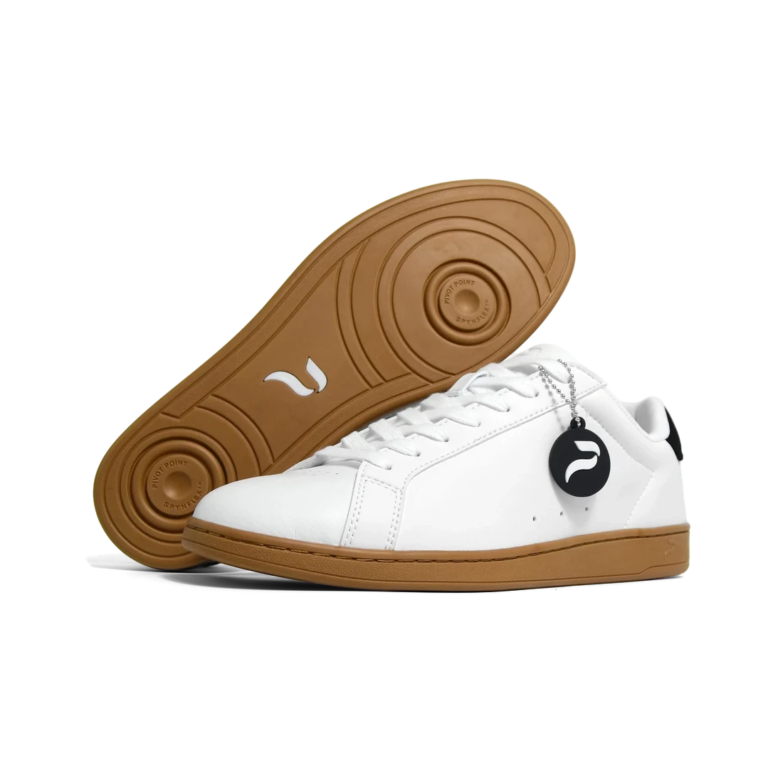 Nova Court dance sneaker, front three-quarter with sole