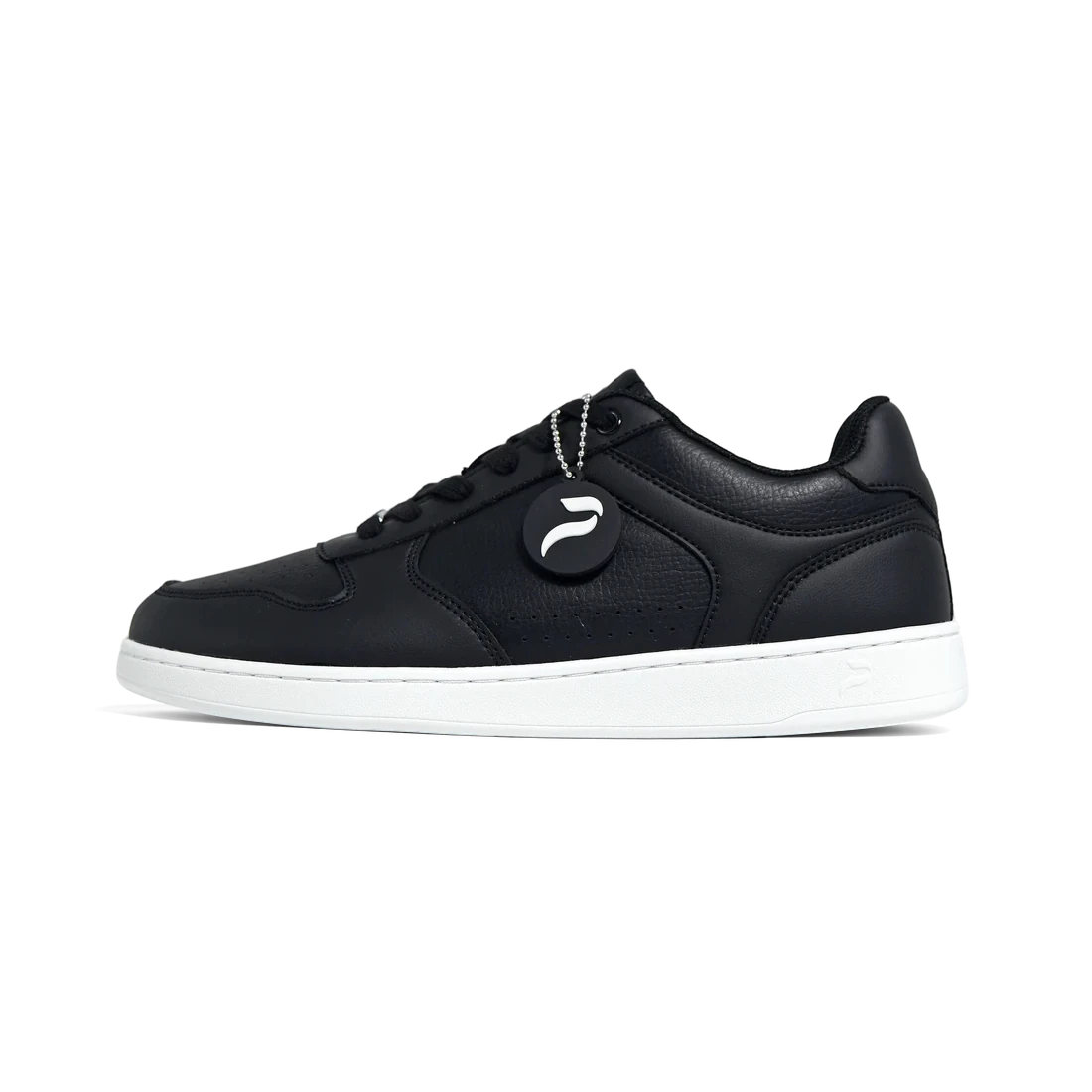 Flow 2 Wide Black dance sneaker, left side